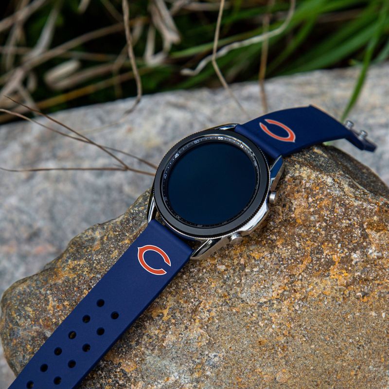 NFL Chicago Bears Samsung Watch Compatible Silicone Sports Band  
, 3 of 4