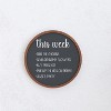 Merrick Lane Set of 2 Round Magnetic Chalkboards with Erasers and Chalk and Solid Wood Frame - 2 of 4