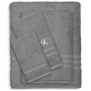 Linum Home Textiles 100% Turkish Cotton 4PC Denzi Towel Set - 1 of 1