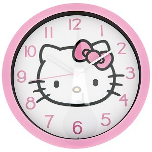 Hello Kitty Face Pink Colorway Wall Clock - 1 of 1