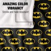 Kids' Batman Classic Bat Shield Logo Pattern Silky Touch Blanket White 36X58 - 4 of 4