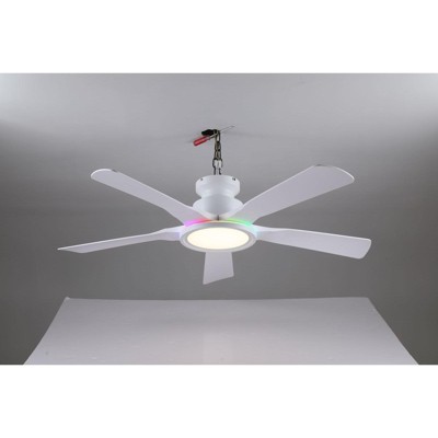 52 Inches Flush Mount Ceiling Fan