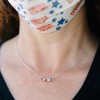 Pavilion Gift Company - Nurse - 16"-18" Rhodium Plated Crystal  Necklace - Necklaces - 2 of 4