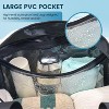 Men's and women's lightweight fitness bags, travel waterproof luggage bags with wet pockets, easy to clean travel bags - 4 of 4