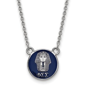 Black Bow Jewelry Sterling Silver Phi Sigma Sigma Greek Life Necklace 18 Inch - 1 of 4