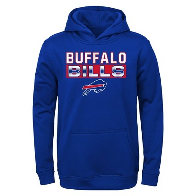 Nfl Buffalo Bills Men's Gray Full Back Run Long Sleeve Lightweight Hooded  Sweatshirt : Target