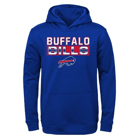 Nfl Buffalo Bills Boys' Long Sleeve Performance Hooded Sweatshirt - L :  Target