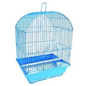 YML A1304BLU Round Top Style Small Parakeet Cage 11 x 9 x 16 - 1 of 1