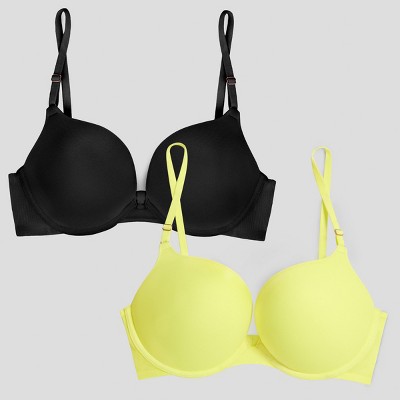 Smart & Sexy Add 2 Cup Sizes Push-Up Bra 2-Pack