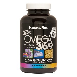 Ultra Omega 3/6/9 1200 mg by Nature's Plus  -  120 Softgel - 1 of 2