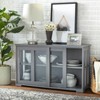 Pacific Stackable Cabinet with Sliding Doors Off White - Buylateral