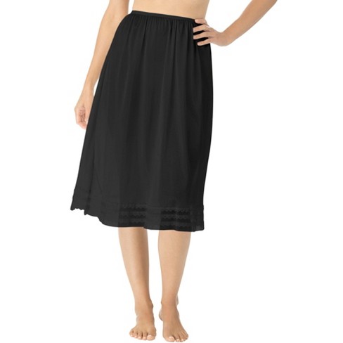 Comfort Choice Women's Plus Size Snip-to-fit Half Slip : Target