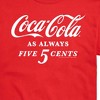 Men's - Coca-Cola - As Always Five Cents Short Sleeve Graphic T-Shirt - 2 of 4