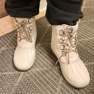 Womens duck hot sale boots target