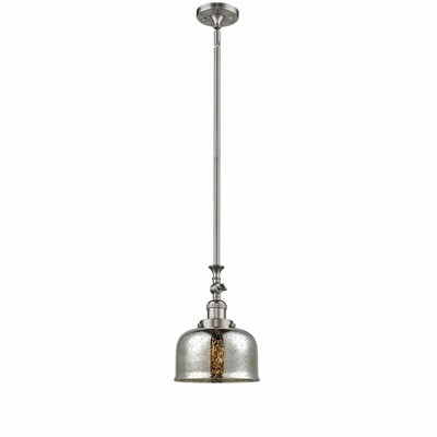 Bell - 1 Light Stem Hung Tiltable Mini Pendant In Industrial Style-14 Inches Tall and 8 Inches Wide
