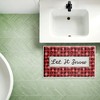 Stupell Industries Let It Snow Red Plaid Printed Plush Bath Mat And Bath Rug, Design By Chad Barrett, 18"X30" - 4 of 4