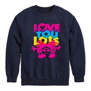 Boys' - Disney - Love You Lots Graphic Long Sleeve Fleece Sweatshirt - 1 of 4