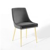 Modway Viscount Performance Velvet Dining Chairs - Set of 2 - 2 of 4