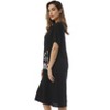 Just Love Womens Nightgown - Short Sleeve Henley Oversized Sleepwear Gown - 2 of 3