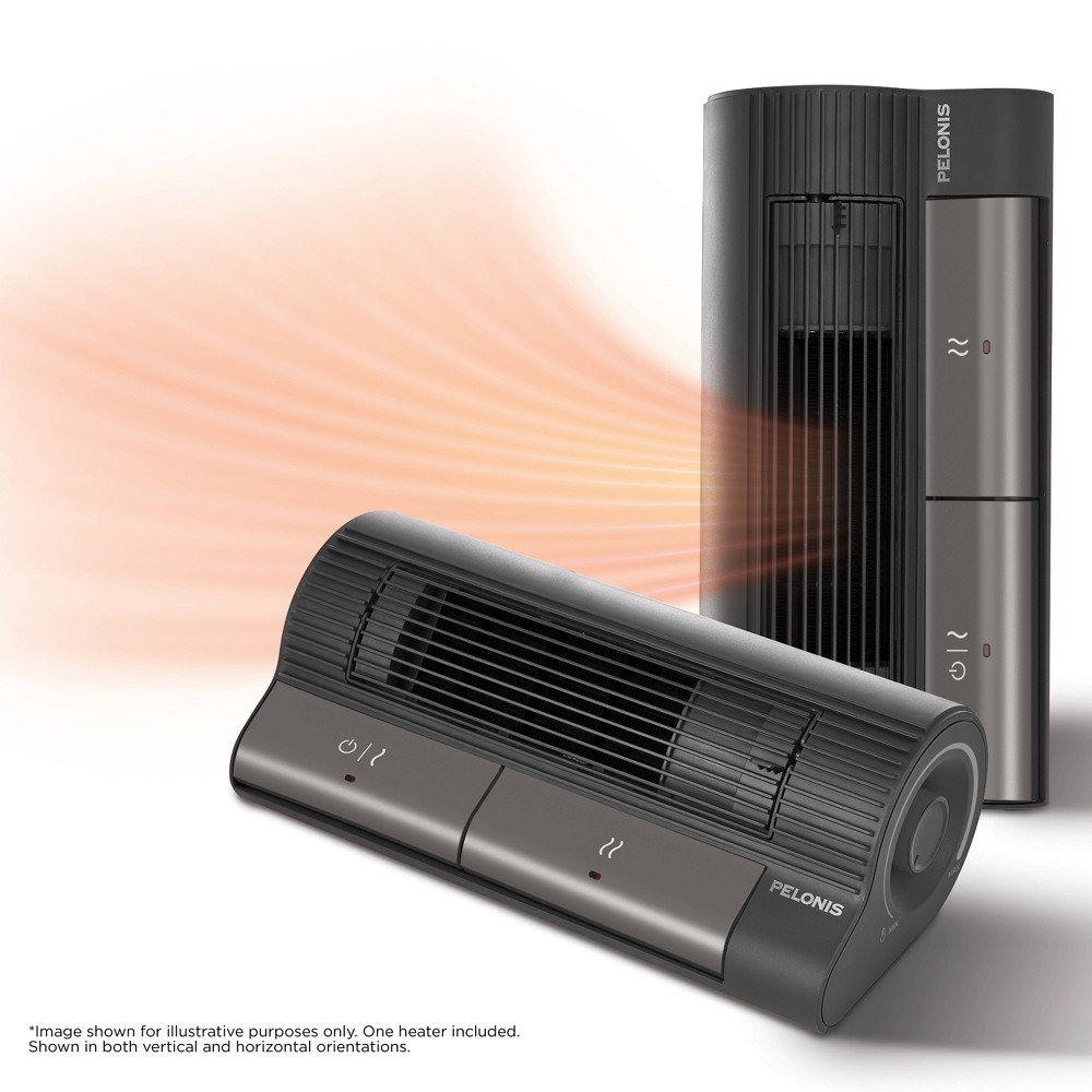 Pelonis Under-Desk Flex Ceramic Heater Black