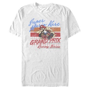 Men's Nintendo Mario Kart Retro Grand Prix T-Shirt - 1 of 4
