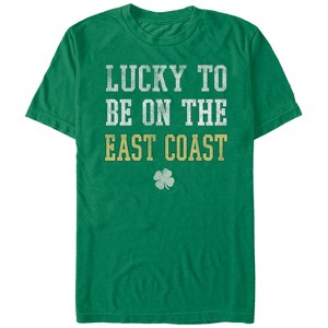 Men's Lost Gods St. Patrick's Day Lucky East Coast T-Shirt - 1 of 4