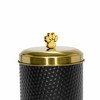 Amici Pet Woofgang Storage Canister, 70 oz. , Black w/ Gold Lid - 4 of 4