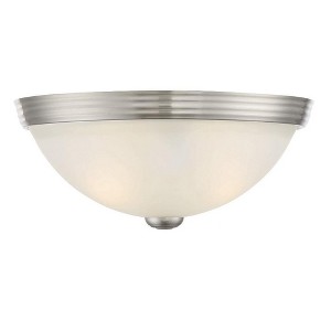 Savoy House NULL 2 - Light Flush Mount in  Satin Nickel - 1 of 4