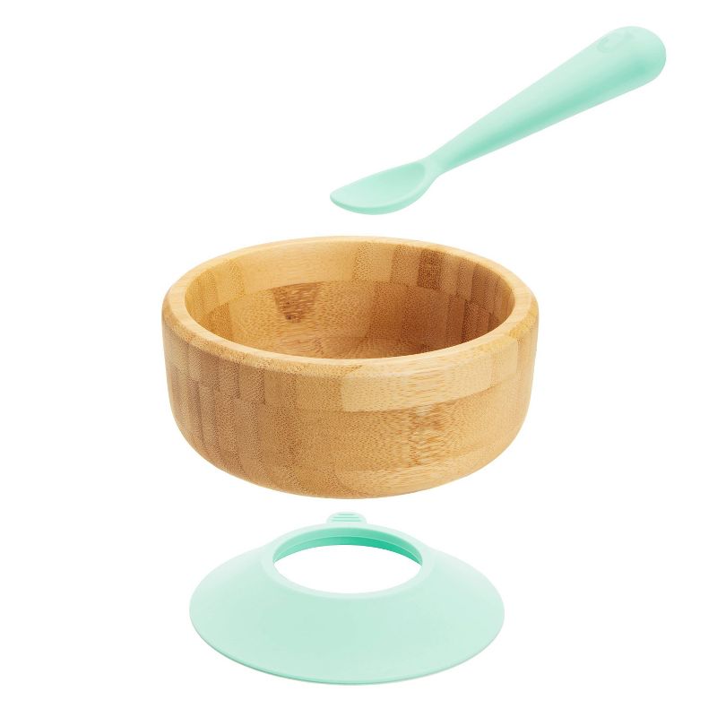 Munchkin Bamboo Suction Dining Bowl with Silicone Spoon, 4 of 8
