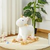 SEVOBAL Toy Vehicles 2 in 1 Kids Ride On Horse Unicorn Rocker with Sound Wooden Base Pedal for Toddlers - 2 of 4