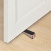 Unique Bargains Door Stop Under-Door Installation Striped Zinc Alloy Rubber 4.72"x1.26"x1.18" 1 Pc - 2 of 4