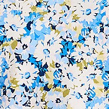 china blue daisy mini floral