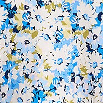china blue daisy mini floral
