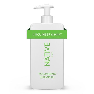 Native Vegan Cucumber & Mint Natural Volume Shampoo, Clean, Sulfate, Paraben and Silicone Free - 16.5 fl oz - 1 of 4