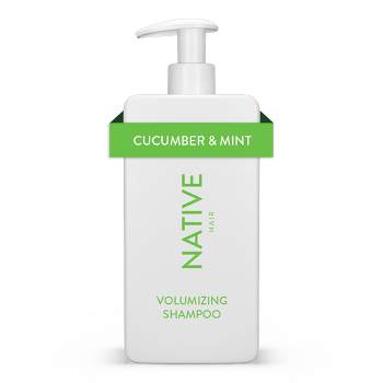 Native Vegan Cucumber & Mint Natural Volume Shampoo, Clean, Sulfate, Paraben and Silicone Free - 16.5 fl oz