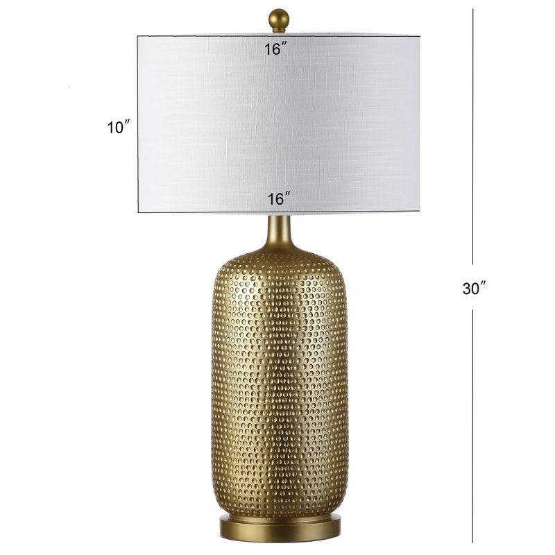 30&#34; Sophia Resin Table Lamp (Includes LED Light Bulb) Gold - JONATHAN Y, 5 of 7
