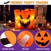 Joyfy 2/3 PCS LED Light Halloween Trick-or-Treat Bags Halloween Party Favors Birthday Decoration Orange Pumpkin Buckets Reusable Goody Candy Bucket - 3 of 4