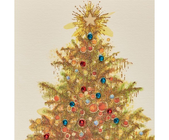 Papyrus Embellished Tree Greeting Card
