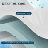 Itopfox 3 Inch Memory Foam Mattress Topper with Cooling Gel & Removable Cover, Soft & Pain Relief, CertiPUR-US & Oeko-Tex Certified - 2 of 4