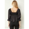 Women's Iridescent Babydoll Top - entro - 3 of 4