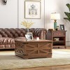 NicBex Modern 31.5" Square Coffee Table with Flip Top and Hidden Storage for Living Room and Office - 3 of 4