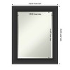 Amanti Art Sloped Beveled Framed Bathroom Vanity Wall Mirror - 3 of 4