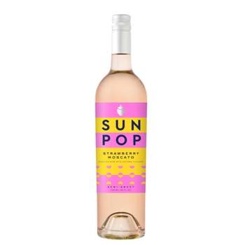 SunPop Strawberry Moscato Wine - 750ml Bottle