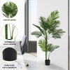 SKRAN Simulated Green Plant Artificial Tree,Plastic Artificial Plant Tree,UV-Resistant, Flexible Stems, Realistic Textures,for Office,Patio. - 4 of 4