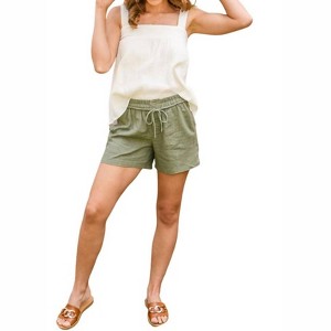 Women's Start The Day Shorts - CY Fashion - 1 of 4