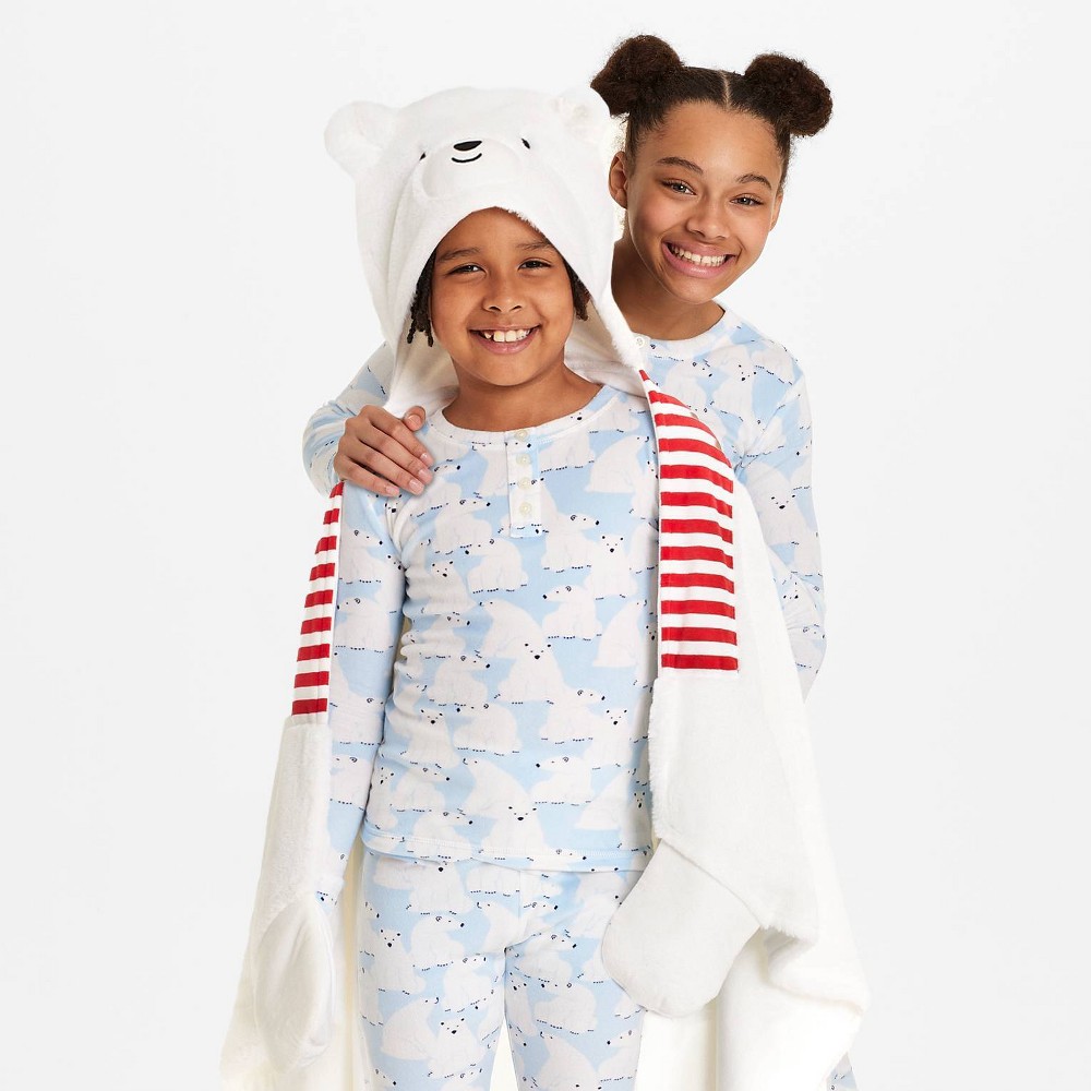 assorted  Holiday Matching Family Pajama Wearable Blanket - Wondersho 