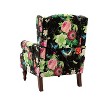 Theodor Armchair with Spindle Legs for Living Room and Bedroom Club Chair Set of 2 | ARTFUL LIVING DESIGN - 4 of 4