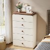 Lantine 5 Drawers Cabinet for Bedroom, 45 Inches Wooden Storage Cabinet for Living Room, Office, Entryway - 4 of 4