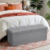 43" Storage Ottoman Bench, Ottoman with Storage, Ottoman Bench, Hold up to 660lb for Living Room - 2 of 4