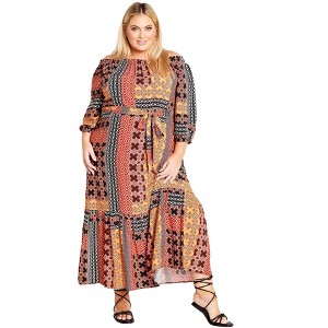 Avenue Women's Plus Size Mia Maxi Dress - 1 of 4